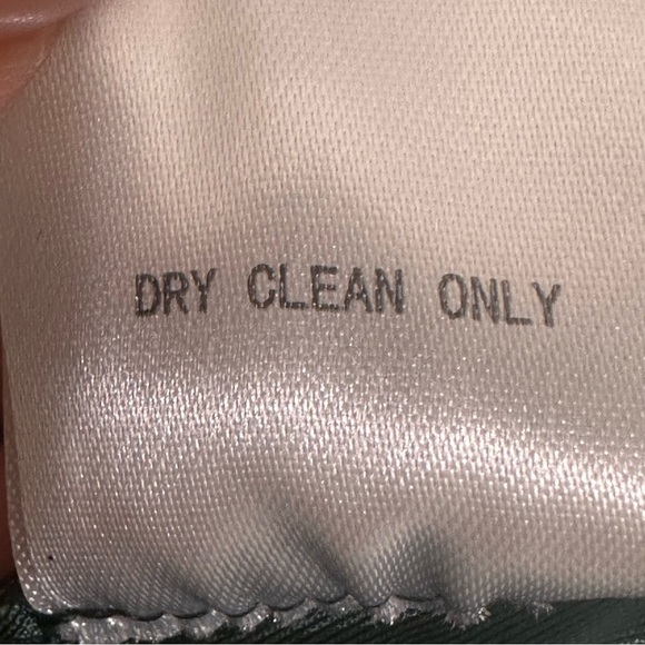 Birdy Grey Hannah Velvet Gown Dress Emerald Green Double V neck Flutter Sleeve - Picture 10 of 13